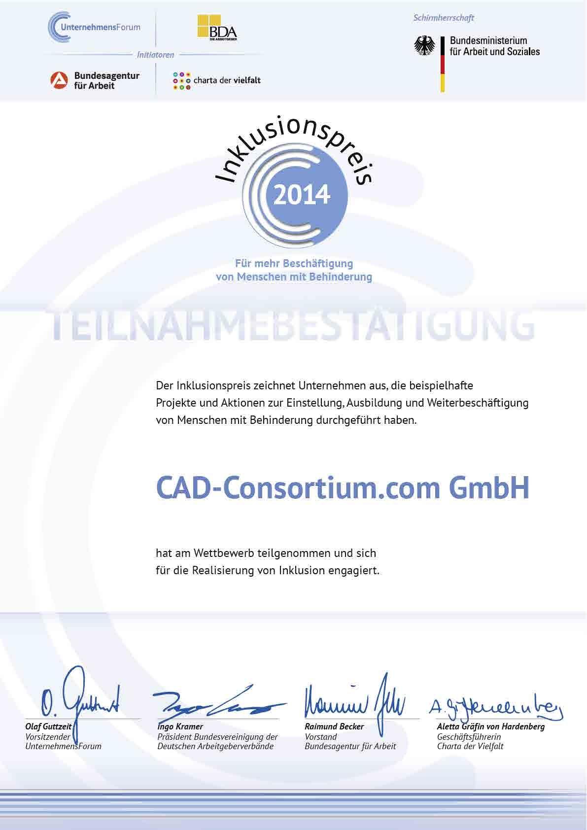 teilnahmebescheinigung cad-consortium-com-gmbh